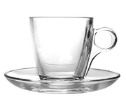 Tazza e piatto Caffè Macchiato - 60 pezzi - personalizzabile Quantità minima per stampa 60 pz.
Imballo in scatola da 6 pz.
Per ogni nuovo logo da stampare si richiede un concorso spese di impianto (clichè) una tantum (sconto 20% se fornito file PDF vettoriale) .
La stampa è possibile per i quantitativi minimi indicati. La stampa è effettuata con colori cotti a fuoco resistenti al lavaggio in lavastoviglie.